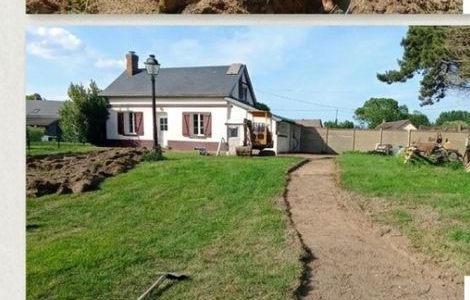 Aménagement des abords d'une maison